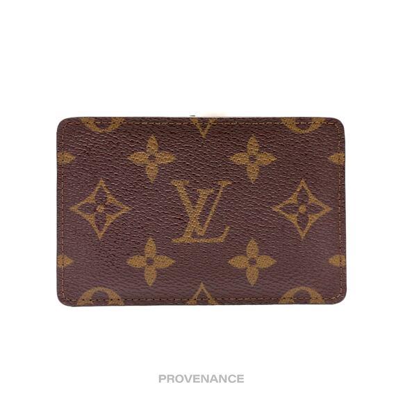 🔴 Louis Vuitton Card Holder Wallet - Monogram Small "f" - Picture 2 of 6